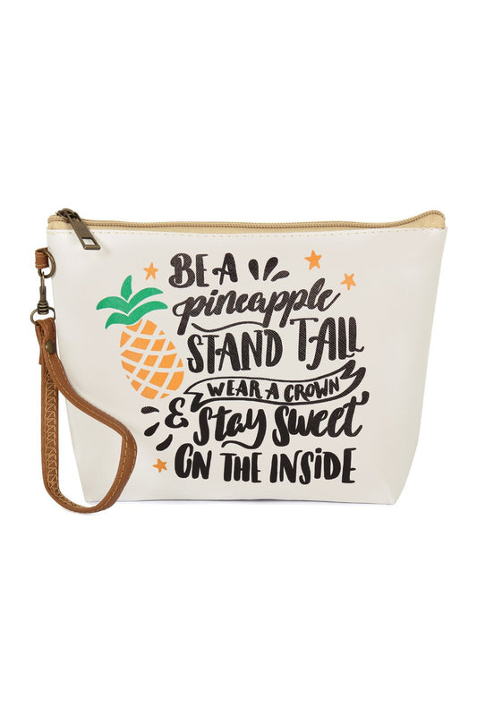 "Be a Pineapple Stand Tall" Cosmetic Bag