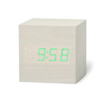 New Qualified Digital Wooden LED Alarm Clock