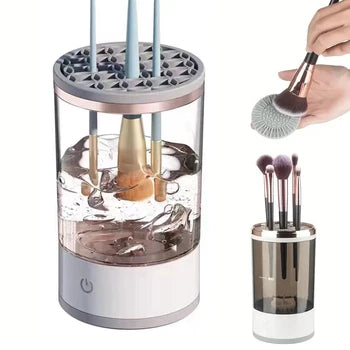 Electric Makeup Brush Cleaner Portable 3 in 1 Drying Rack Lazy Brush Cleaning Washer Quick Dry Tool USB New