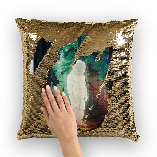 Lost Sequin Cushion Cover