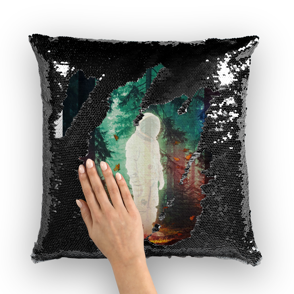 Lost Sequin Cushion Cover