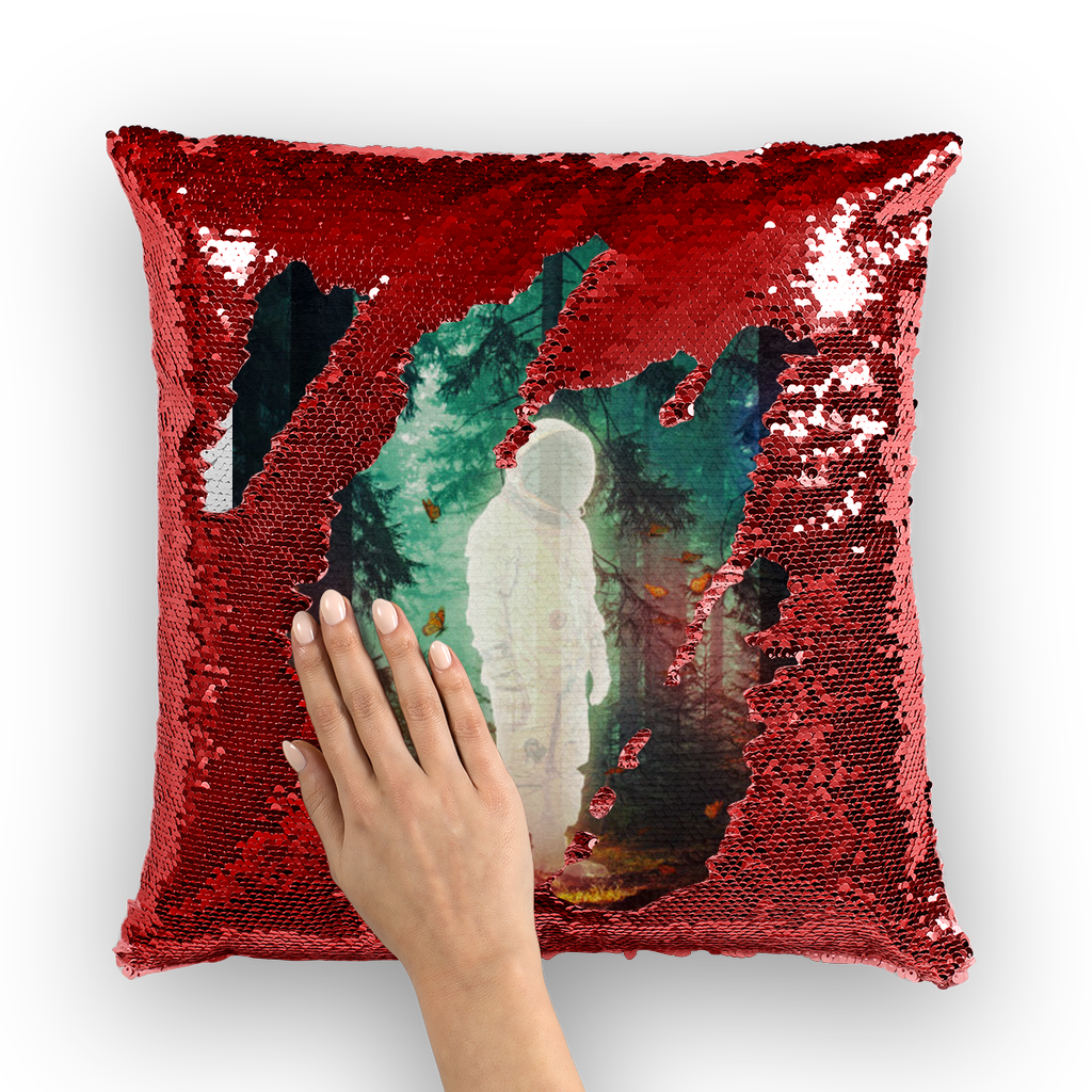 Lost Sequin Cushion Cover