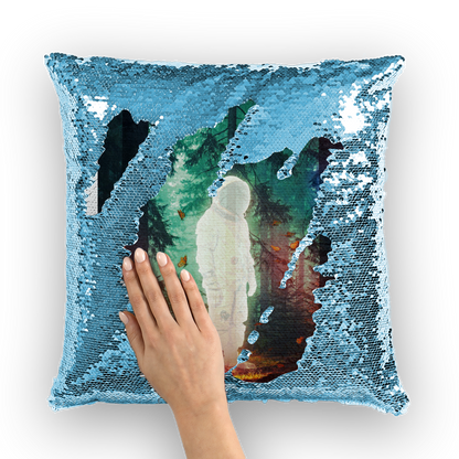 Lost Sequin Cushion Cover