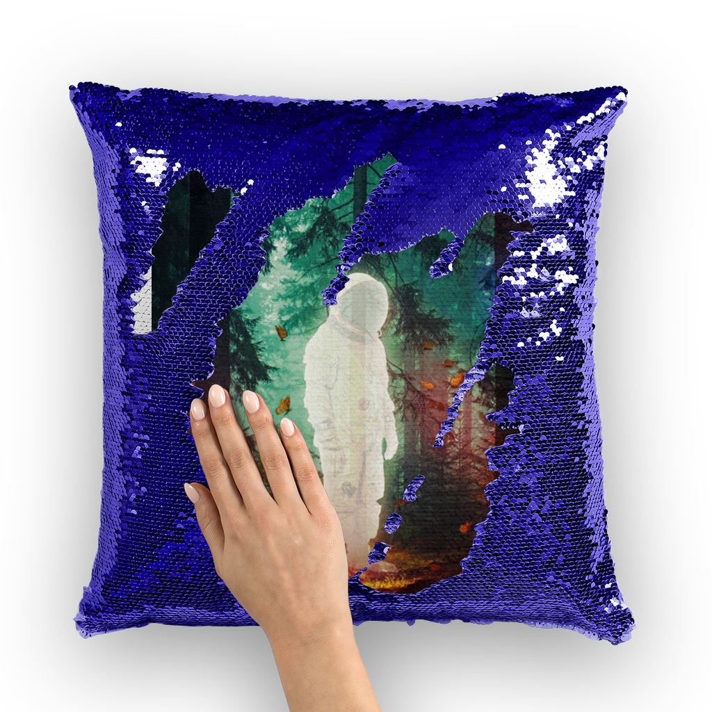 Lost Sequin Cushion Cover